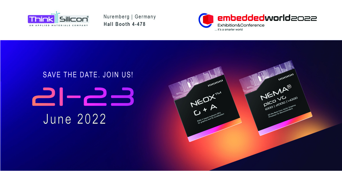 Visit us at Embedded World 2022