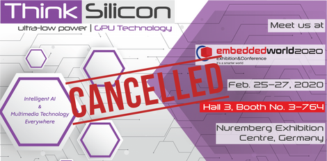 Think Silicon cancels its participation at Embedded World 2020